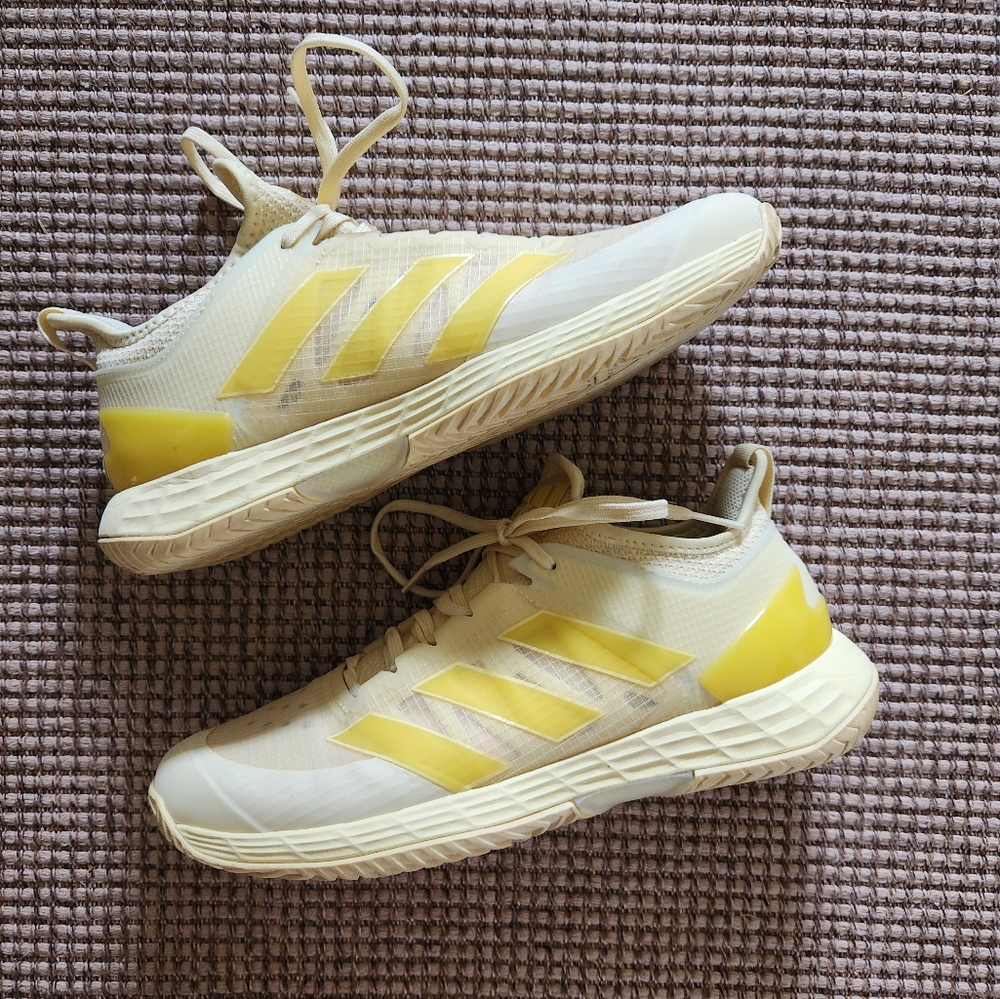 Adidas Women's Tennis Sneakers Shoes Yellow